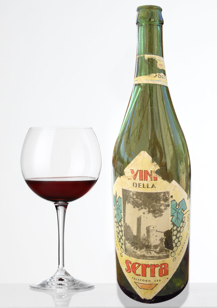 Vino della Serra Vino Rosso storico della cantina. Cantina Petreto Azienda Agraria Villa Valentina Umbertide Umbria
